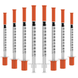 needles and alcohol pads kit